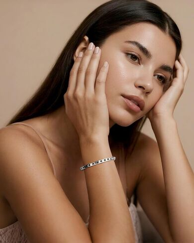 925 Sterling Silver Star Cuff Bracelet for Women Boho Vintage Twist Open Bangle Bracelet for Y2k Jewelry in Saudi Arabia