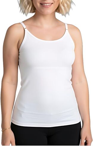 Padded Camisole No Bra Tank Top Cotton Blend Cami in Saudi Arabia