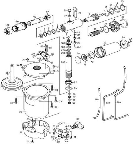 أدوات الهواء الموثوقة RAT2318 مجموعة كابينة الشاحنة القياسية in Kuwait