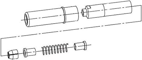 أدوات هوائية موثوقة فأر 5/16 بوصة C6 ذاتية التحرير للأنف in Kuwait