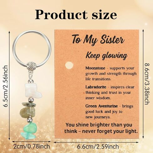 Sister Gifts From Sisters Birthday Gifts Crystal Sister Keychain for Her Women for Christmas Birthday Mother’s Day in Saudi Arabia