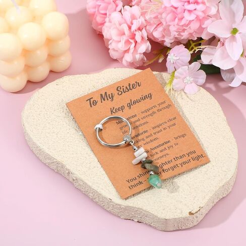 Sister Gifts From Sisters Birthday Gifts Crystal Sister Keychain for Her Women for Christmas Birthday Mother’s Day in Saudi Arabia