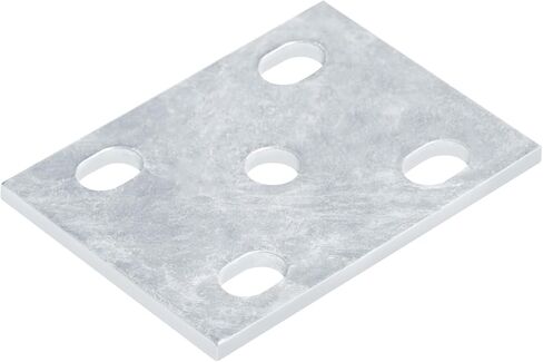4 Pack Trailer Axle U-Bolt Tie Plates Fits 2" Square Axles and 1-3/4" Leaf Springs, 7/32" Thick in Saudi Arabia