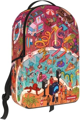 Sprayground The Party Dont Shark DLXR Backpack in Kuwait