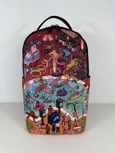 Sprayground The Party Dont Shark DLXR Backpack in Kuwait