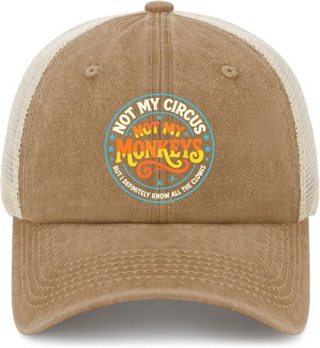 قبعة الجولف Not My Circuses Not My Monkeys Golf Hat للابن in Saudi Arabia