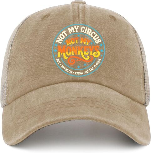 قبعة الجولف Not My Circuses Not My Monkeys Golf Hat للابن in Saudi Arabia