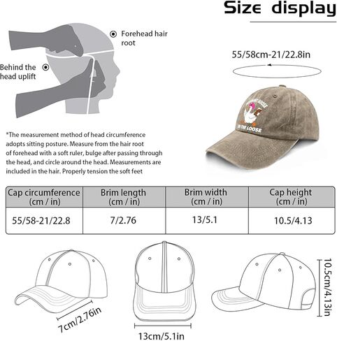 Pregnant Gooses On The Loose Hat for Boyfriends Trendy Washed Distressed in Saudi Arabia