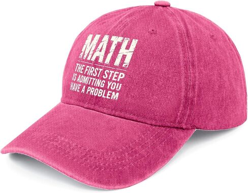 Mathematics The First Stepped is Admitting You Have A Problems Hats Garde Cap in Saudi Arabia