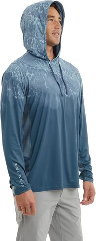 قميص صيد بقلنسوة للرجال من PELAGIC Apparel in Saudi Arabia