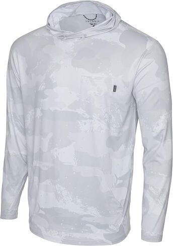 PELAGIC Apparel Men's Freespool Hooded Performance Shirt in Saudi Arabia