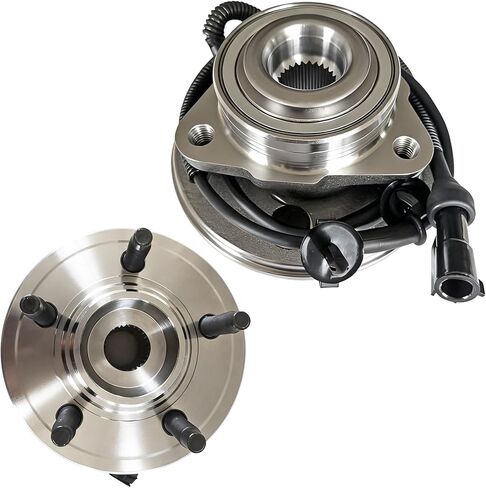 مجموعة محور تحمل العجلة الأمامية 515078 لسيارة Ford Explorer 2006-2010، Explorer Sport Trac 2007-2010، Mercury Mountaineer 2006-2010 (قطعتان) in Saudi Arabia
