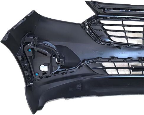 Equinox Front Bumper Cover Grille Kit Compatible with 2018 2019 2020 2021 Ch-evy Equinox LS,L,LT,Premier Plus,Premier Sport Utility 4-Door With Fog Lights Without Sensor Holes With Tow Hook Hole in Kuwait