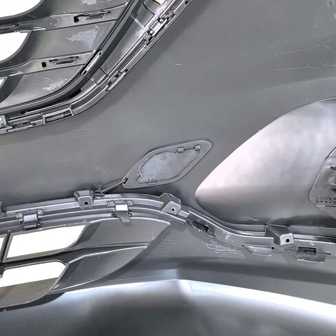 Equinox Front Bumper Cover Grille Kit Compatible with 2018 2019 2020 2021 Ch-evy Equinox LS,L,LT,Premier Plus,Premier Sport Utility 4-Door With Fog Lights Without Sensor Holes With Tow Hook Hole in Kuwait