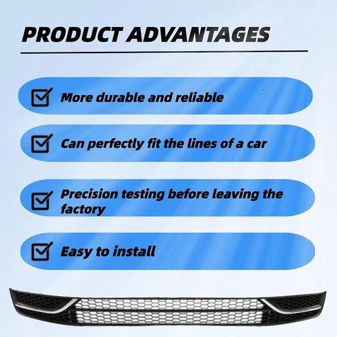  skkyoro Front Bumper Lower Grille with Fog Lamp Bezel Cover For Volkswagen Passat 2012 2013 2014 2015 Replace 561853665E 561853666E, 561853677 561853666 (For Passat 12-15) in Saudi Arabia
