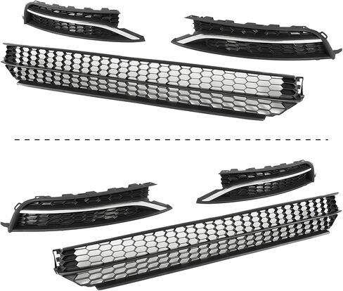  skkyoro Front Bumper Lower Grille with Fog Lamp Bezel Cover For Volkswagen Passat 2012 2013 2014 2015 Replace 561853665E 561853666E, 561853677 561853666 (For Passat 12-15) in Saudi Arabia