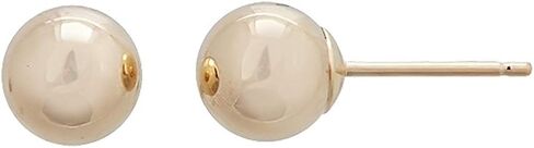 10K Yellow Gold 10mm Ball Stud Earring in Saudi Arabia