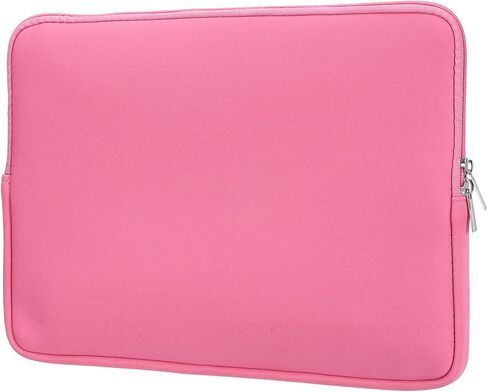 Laptop Case - Polyester Computer Sleeve Carrying Bag Waterproof Laptop Protective Cover for 13" Notebook, Pink in Saudi Arabia