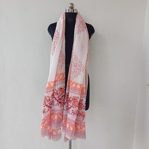 وشاح نسائي خفيف الوزن مصنوع من القطن الناعم على الموضة - متعدد الألوان in Kuwait