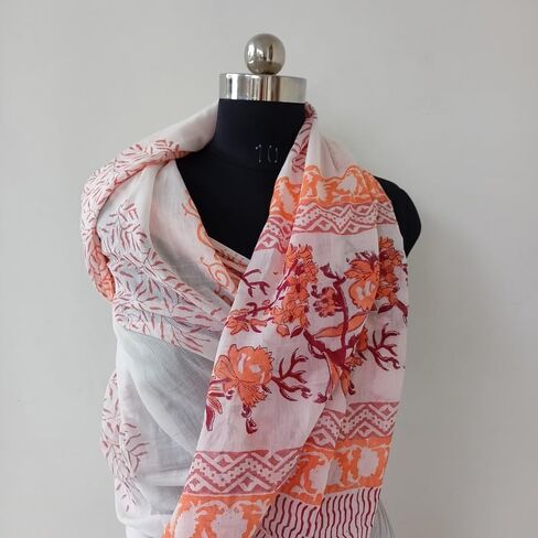 وشاح نسائي خفيف الوزن مصنوع من القطن الناعم على الموضة - متعدد الألوان in Kuwait