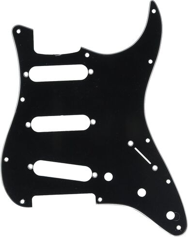 Fender Vintage-Style Pickguard, 60's Stratocaster, 11-Hole - Black 3-Ply in Saudi Arabia