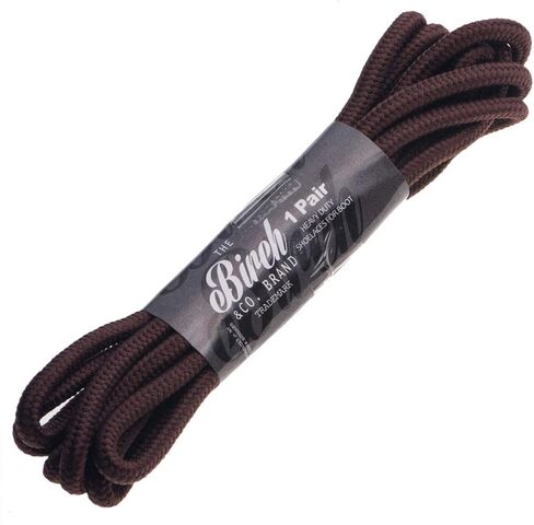 حذاء دائري سميك وشديد التحمل بسمك 1/5 بوصة من خشب البتولا، بني داكن، مقاس 45 بوصة (115 سم) -S in Kuwait