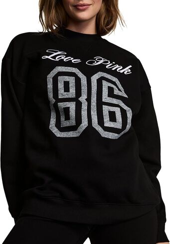 Victoria's Secret Campus Fleece™ Oversized Crew Sweatshirt in Saudi Arabia