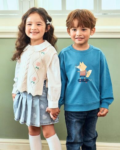 بلوزة بيتر بان من القطن الأبيض بياقة مستديرة للفتيات، قميص زي مدرسي بأكمام طويلة وأزرار سفلية، قميص فستان كلاسيكي in Kuwait