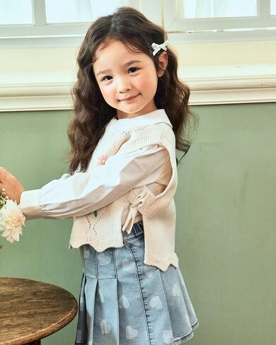 بلوزة بيتر بان من القطن الأبيض بياقة مستديرة للفتيات، قميص زي مدرسي بأكمام طويلة وأزرار سفلية، قميص فستان كلاسيكي in Kuwait