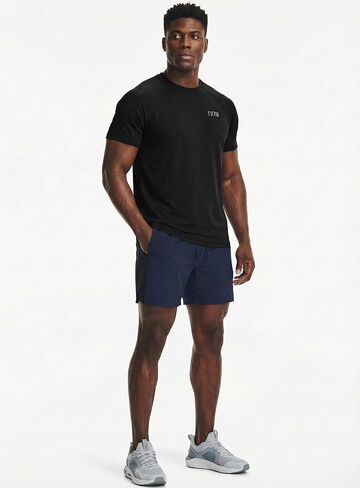 Men's Compression Shirts Short Sleeve Moisture Wicking Workout T Shirt Base Layer Gym Undershirts in Saudi Arabia