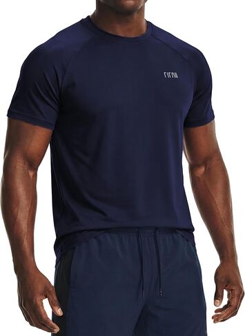 Men's Compression Shirts Short Sleeve Moisture Wicking Workout T Shirt Base Layer Gym Undershirts in Saudi Arabia