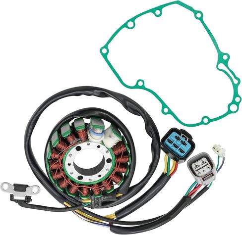 Caltric Stator & Left Crankcase Gasket Compatible With Honda Trx450Er Trx-450Er 2006-2009 2012-2014 in Saudi Arabia