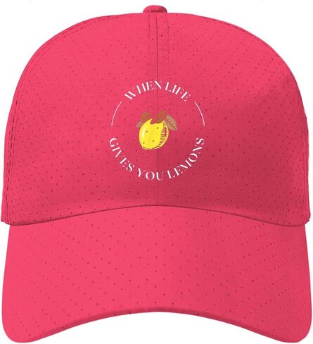 When Life Gives You Lemons Beat Men Hats for Women Funny Washed Distressed in Saudi Arabia