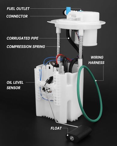 OKLPF Electric Fuel Pump Module Assembly E7280M Compatible With 2014-2018 Jeep Cherokee L4 2.4L, 2015-2016 Chrysler 200 L4 2.4L, 2013-2016 Dodge Dart L4 2.4L, 2013 Dart L4 2.0L in Saudi Arabia