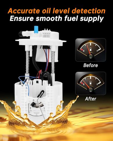OKLPF Electric Fuel Pump Module Assembly E7280M Compatible With 2014-2018 Jeep Cherokee L4 2.4L, 2015-2016 Chrysler 200 L4 2.4L, 2013-2016 Dodge Dart L4 2.4L, 2013 Dart L4 2.0L in Saudi Arabia