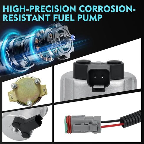 P74213 12V Electric Fuel Pump Fits Dodge Ram 2500 3500 Pickup 1997 1998 1999 2000 2001 2002 5.9L L6 Cummins Turbo Diesel, OEM Direct Replace: HFP923, 5015723AA, 5015723AB, 5015723AC in Saudi Arabia