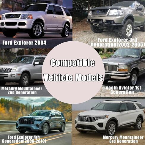 طقم إصلاح ذراع الباب، متوافق مع Ford Explorer وMercury Mountaineer وLincoln Aviator - ترقية استبدال التحكم في تدفق الهواء HVAC in Kuwait
