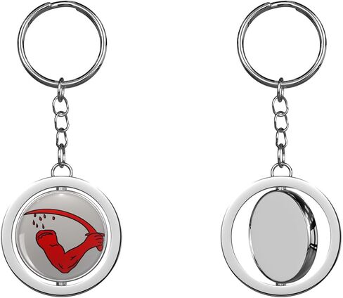 Goliad Flag Spinning Metal Key Chain Keychain in Saudi Arabia