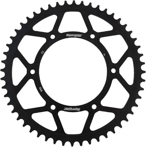 Supersprox RFE-990-52-BLK Rear Steel Sprocket For Husqvarna 450 FE 04 05 06 07 08 09 10 11 14 16 17, 501 FE 13 14 15 16 17, FE 501 S 15 16, 350 FX 17, 125 TC 14 15 16 17, 125 TE 15 16, 150 TE 17 in Kuwait