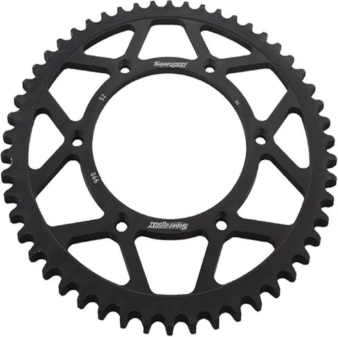Supersprox RFE-990-52-BLK Rear Steel Sprocket For Husqvarna 450 FE 04 05 06 07 08 09 10 11 14 16 17, 501 FE 13 14 15 16 17, FE 501 S 15 16, 350 FX 17, 125 TC 14 15 16 17, 125 TE 15 16, 150 TE 17 in Kuwait