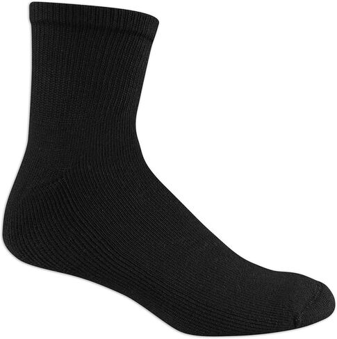 Dr. Scholl's Men's 4 Pack Diabetic and Circulatory Non Binding Ankle Socks, Black, Shoe Size: 7-12 in Saudi Arabia
