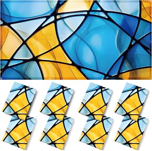 8 Pcs Fluorescent Light Covers - 4 x 2 Feet Covers for Ceiling Lights, Magnetic Light Filters for Classroom, Office, Hospitals, Home in Saudi Arabia