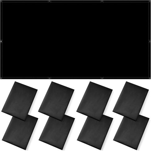 8 Pcs Fluorescent Light Covers - 4 x 2 Feet Covers for Ceiling Lights, Magnetic Light Filters for Classroom, Office, Hospitals, Home in Saudi Arabia