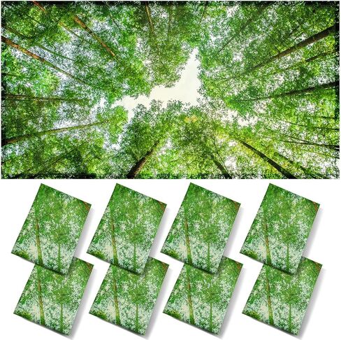 8 Pcs Fluorescent Light Covers - 4 x 2 Feet Covers for Ceiling Lights, Magnetic Light Filters for Classroom, Office, Hospitals, Home in Saudi Arabia