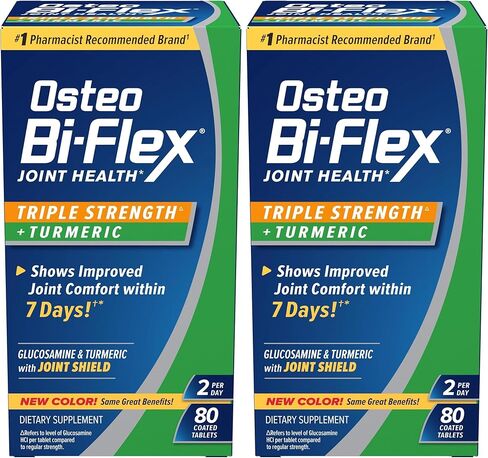 Osteo Bi-Flex Triple Strength Glucosamine with Turmeric, Joint Health Supplement, Coated Tablets, 120 Count in Saudi Arabia