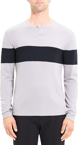 Theory Mens Contrast Henley in Saudi Arabia
