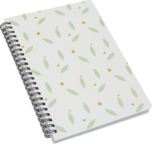 YIKANGHENG 4 Pcs A5 Size Spiral Notebook, 8.3 In x 5.9 In Thick Paper Hardcover 8mm Ruled 80 Sheets for Study Office and Notes (daisy) in Saudi Arabia