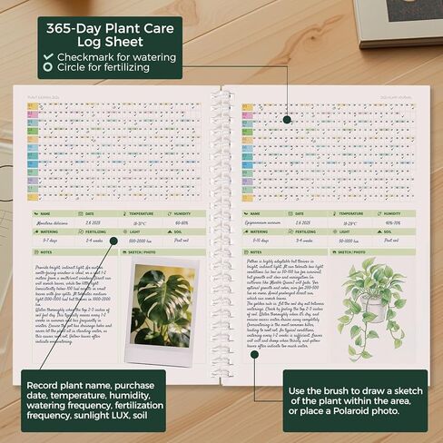 2026 Plant Care Journal Notebook For Recording Plant Watering and Fertilization, Plant Information Notebook, Gardening Journal For Plant Lovers, A5 SIZE (8.3 x 5.8 inch) 50 pages in Saudi Arabia