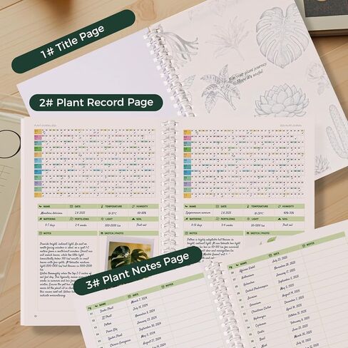 2026 Plant Care Journal Notebook For Recording Plant Watering and Fertilization, Plant Information Notebook, Gardening Journal For Plant Lovers, A5 SIZE (8.3 x 5.8 inch) 50 pages in Saudi Arabia