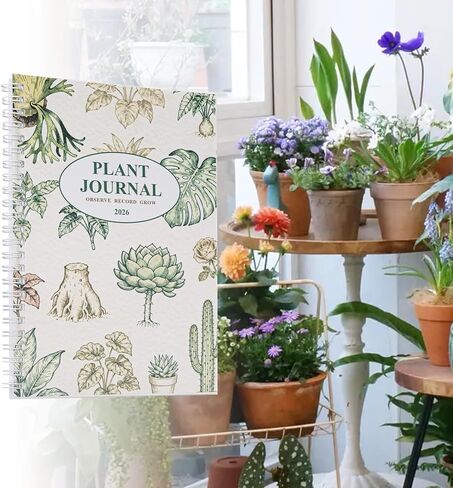 2026 Plant Care Journal Notebook For Recording Plant Watering and Fertilization, Plant Information Notebook, Gardening Journal For Plant Lovers, A5 SIZE (8.3 x 5.8 inch) 50 pages in Saudi Arabia